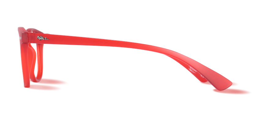 Óculos graduados BLUEBLOCK vermelho - Vista lateral