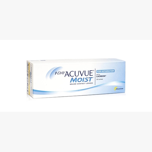 Contactlenzen 1 Day Acuvue® Moist® for Astigmatism 30L Zich voorkant
