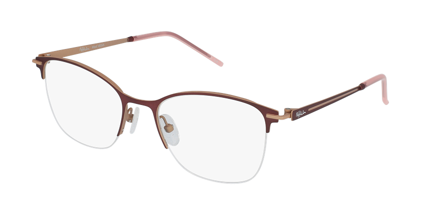 Óculos graduados senhora VEGA PKBR rosa/bege - vue de 3/4