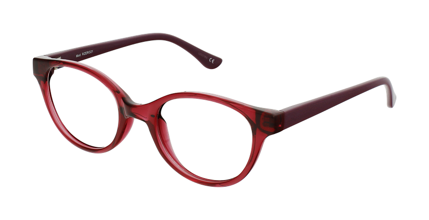 LUNETTES DE VUE enfant RZERO21 violet/rose - Vue de face