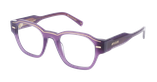 LUNETTES DE VUE CARACTERES FIL D'OR AUTHENTIQUE violet - Vue de face