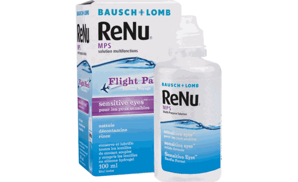 Renu MPS 100ml flight pack - Vue de face