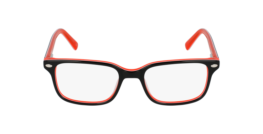 Óculos graduados criança Eddie bk (Tchin-Tchin +1€) preto/laranja - Vista de frente