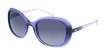 LUNETTES DE SOLEIL femme FLORES POLARIZED violet - Vue de face