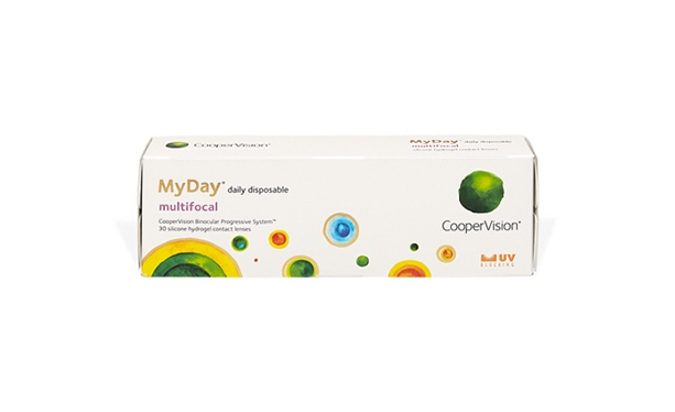 Lentilles de contact MyDay Multifocal 30 L - Vue de face