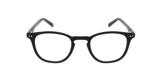 ÓCULOS GRADUADOS FORTY (óculos Leitura, várias grad.) c/ filtro luz azul preto/pretoVista de frente