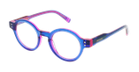 LUNETTES DE VUE femme POETIQUE bleu - Vue de face