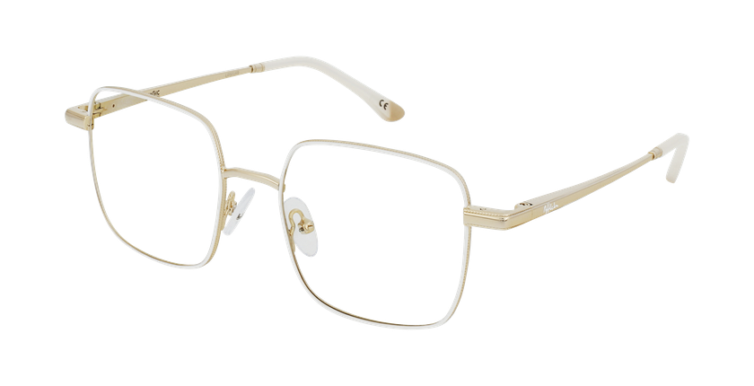 LUNETTES DE VUE femme MAGIC 94 blanc/doré - vue de 3/4