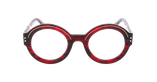 LUNETTES DE VUE CARACTERES FIL D'OR PERSPICACE rouge - Vue de face