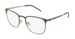 LUNETTES DE VUE homme ARGON marron/doré - Vue de face