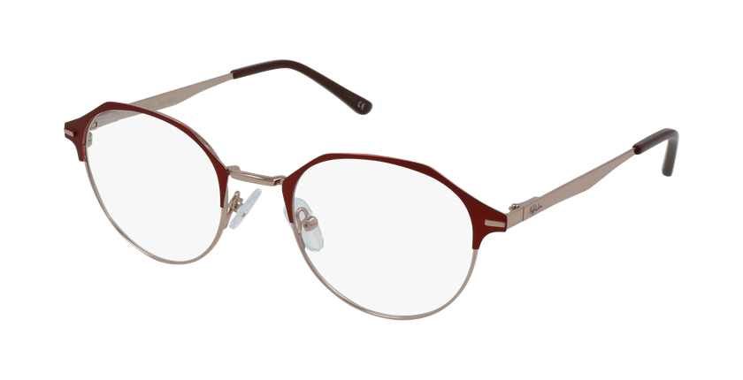 Óculos graduados senhora OAF20524 RD (TCHIN-TCHIN +1€) vermelho/rosa - vue de 3/4