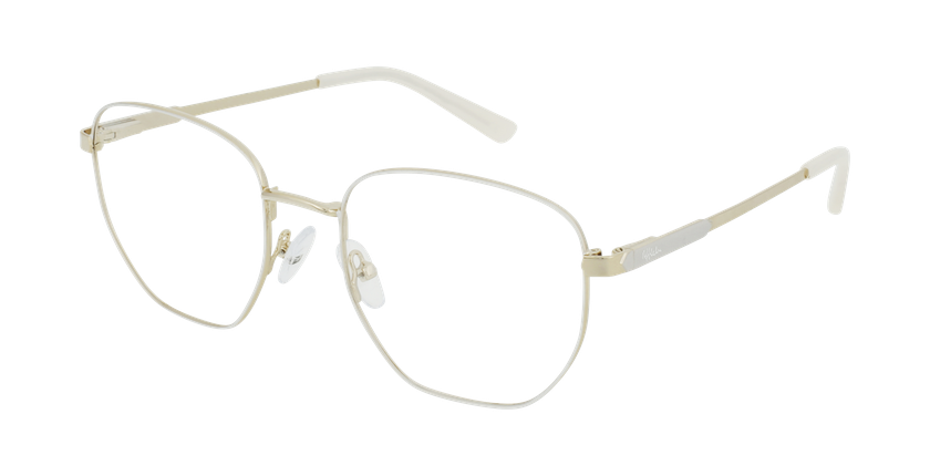 Óculos graduados senhora ERIN WH (TCHIN-TCHIN +1€) branco - vue de 3/4