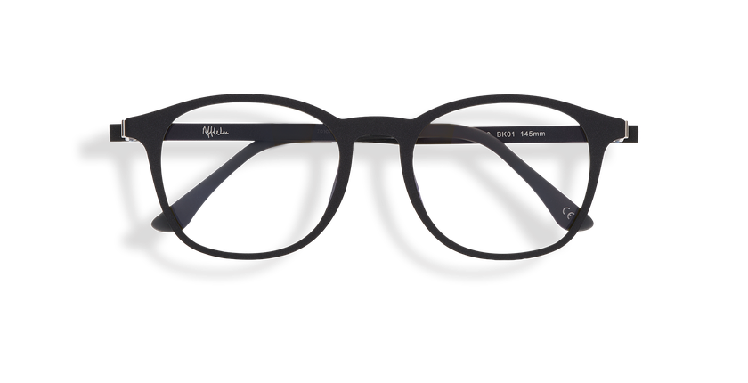 Óculos graduados homem MAGIC 25 BK BLUEBLOCK - BLOQUEIO LUZ AZUL preto - Vista de frente