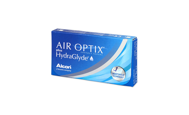 Lentilles de contact Air Optix Plus HydraGlyde® 6L - Vue de face