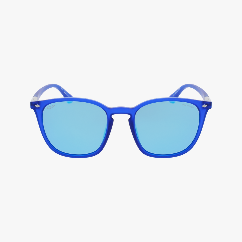 LUNETTES DE SOLEIL homme NAT POLARIZED bleu/noir - Vue de face