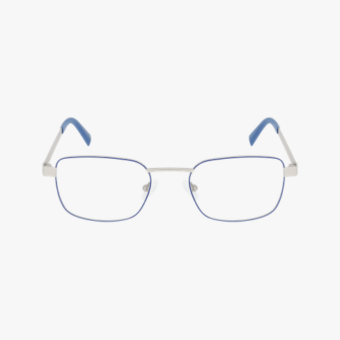 Lunettes de vue homme ERWAN argenté/bleu Vue de face