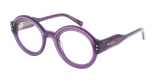 LUNETTES DE VUE CARACTERES FIL D'OR PERSPICACE violet - Vue de face