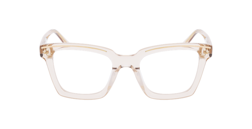 LUNETTES DE VUE femme CARACTERES FIL D'OR MYSTERIEUSE marron - Vue de face