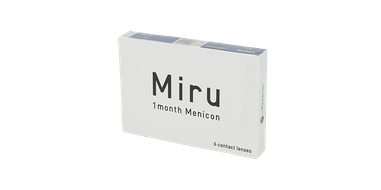 Lentilles de contact Menicon Miru 1 Month 6 L