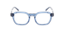 Lunettes de vue homme CARACTÈRES VOLONTAIRE bleu/violet