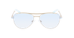 Óculos graduados senhora ANELIE GDBL (TCHIN-TCHIN+1€) dourado/azul - Vista de frente