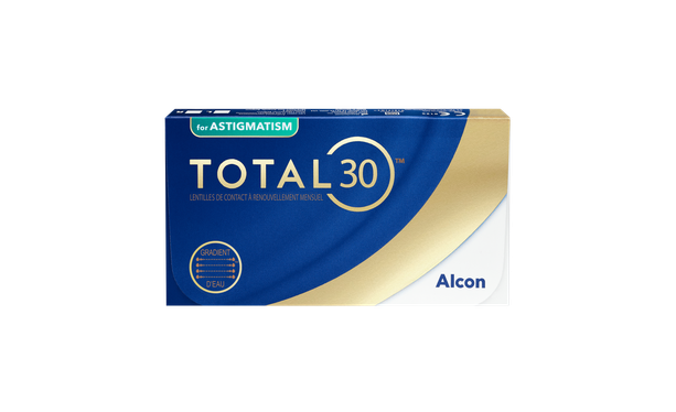 Lentilles de contact Total 30 For Astigmatism 6L - Vue de face