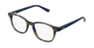 Óculos graduados criança SANDRO TOBL (TCHIN-TCHIN +1€) tartaruga/azul - vue de 3/4