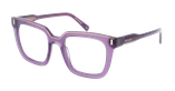 LUNETTES DE VUE femme CARACTERES FIL D'OR REVEUSE violet - Vue de face