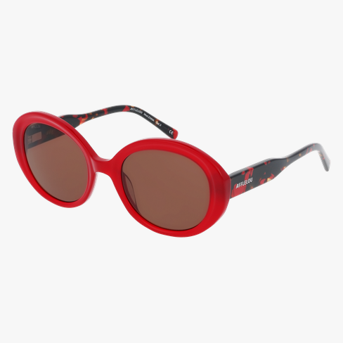 Lunettes de soleil femme ENNA rouge