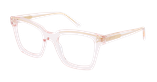 LUNETTES DE VUE femme CARACTERES FIL D'OR MYSTERIEUSE rose - Vue de face