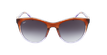 Óculos de sol senhora DORA BRPU castanho/violeta - Vista de frente