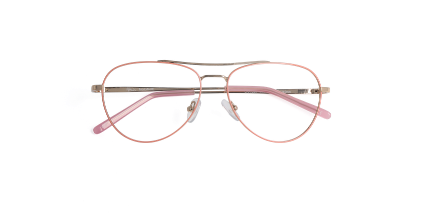 Óculos graduados senhora MAHE PK (Tchin-Tchin +1€) rosa - Vista de frente