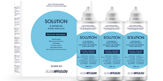 Produits d’entretien - Lentilles Souple - La Solution Afflelou 3x360 mL