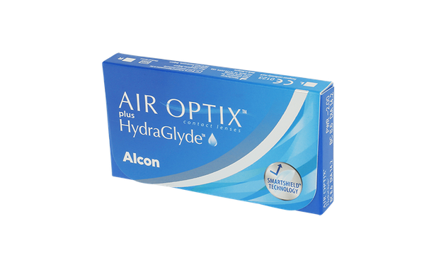 Lentilles de contact Air Optix Plus HydraGlyde® 3L - Vue de face