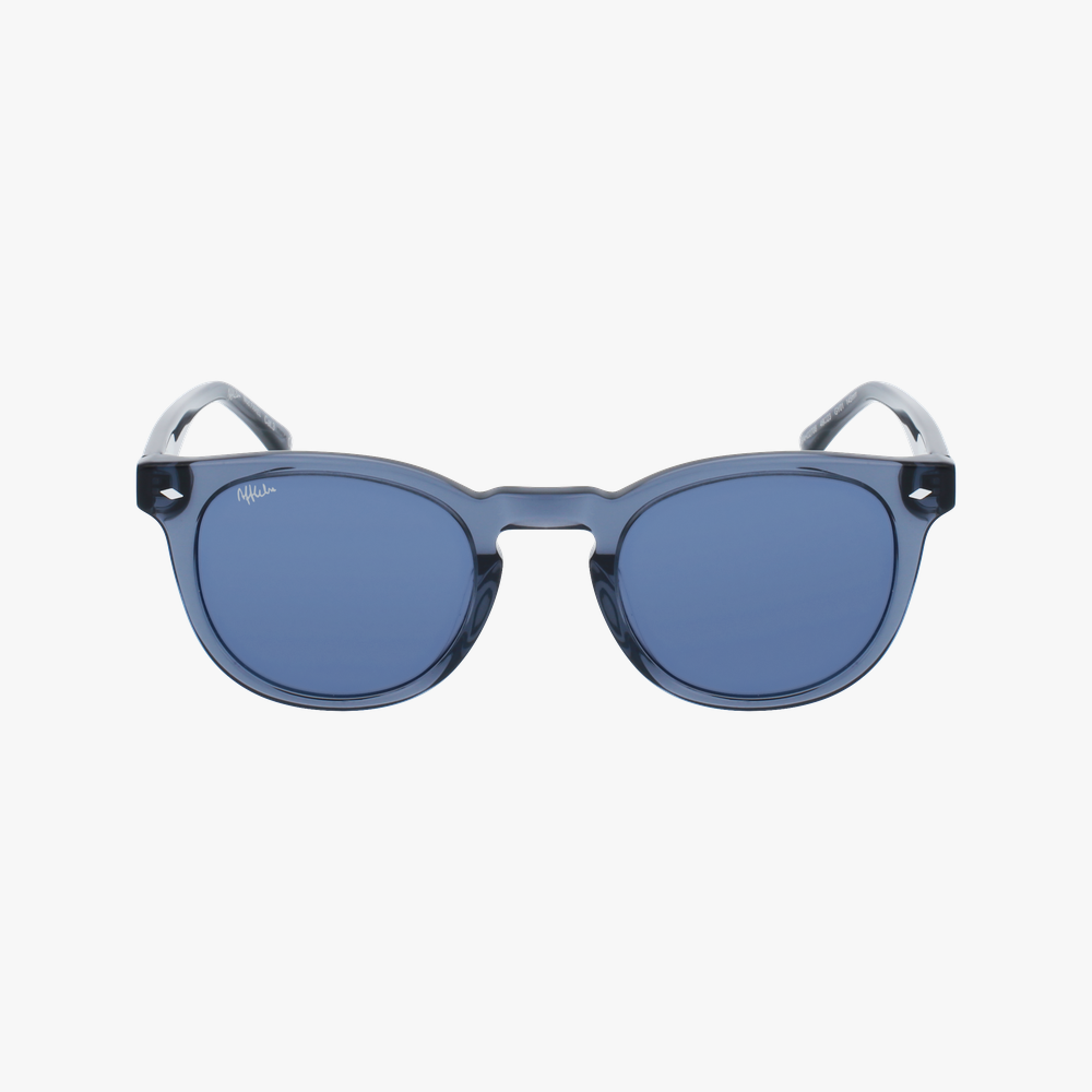 LUNETTES DE SOLEIL homme FAREL blanc/gris - Vue de face