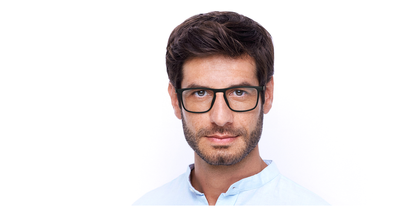 LUNETTES DE VUE homme MAGIC 38 BLUEBLOCK noir - Vue de face
