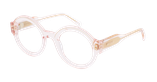 LUNETTES DE VUE CARACTERES FIL D'OR PERSPICACE rose - Vue de face