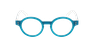 LUNETTES DE VUE femme CARACTÈRES POÉTIQUE bleu