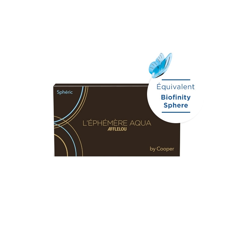 Lentilles de contact Ephémère Aqua Mensuelle Sphere 6L Lentilles de contact Ephémère Aqua Mensuelle Sphere 6L