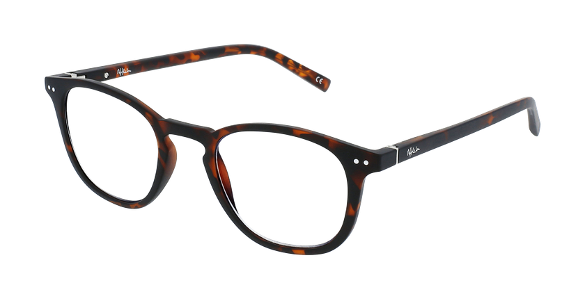 LUNETTES DE VUE FORTY anti-lumière bleue Écaille écaille/écaille - Vue de face