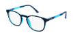 Óculos graduados criança MAGIC 79 BL - ECO FRIENDLY azul/turquesa - vue de 3/4