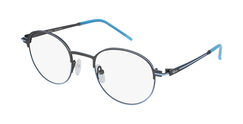 Óculos graduados MARS GYBL cinzento/azul - vue de 3/4