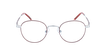 Óculos graduados MAGIC 132 BU vermelho/prateado - Vista de frente