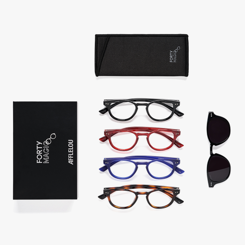 LUNETTES DE VUE FORTY MAGIC COFFRET M1 +2.50 noir/autre