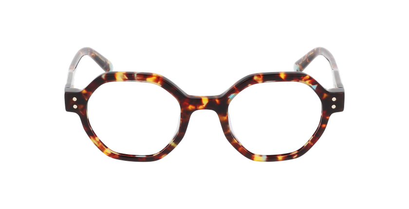 Lunettes de vue femme CARACTÈRES PERSUASIVE écaille - Vue de face