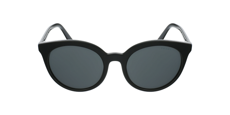 Gafas de sol mujer PR 02XS negro/negro vista de frente