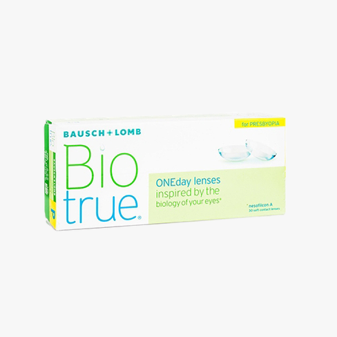 Lentilles de contact BioTrue Presbyte 30L Vue de face