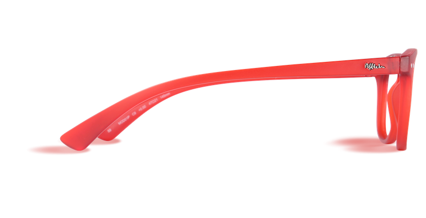 Óculos graduados BLUEBLOCK vermelho - Vista lateral