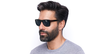 LUNETTES DE SOLEIL homme DIEGO noir - vue de 3/4