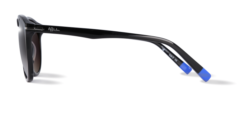 Óculos de sol homem LUIGI (Tchin-Tchin +1€) preto - Vista lateral